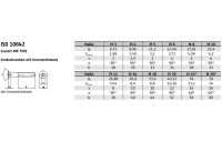 ISO 10642 010.9 Senkschrauben mit Innensechskant - Abmessung: M 24 x 110, Inhalt: 10 Stück