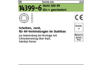 20 Stück, EN 14399-6 Stahl 300 HV tZn + geschmiert -P- Scheiben, rund, für HV-verbindungen im Stahlbau - Abmessung: 16 (17x30x4)