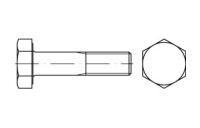 1 Stück, EN 14399-4 10.9 feuerverzinkt -P- Sechskantschrauben mit großer SW für HV-verbindungen im Stahlbau - Abmessung: M 20 x 110