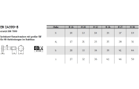 1 Stück, EN 14399-8 10.9 feuerverzinkt -P- Sechskant-Passschrauben mit großer SW für HV-verbindungen im Stahlbau - Abmessung: M 30 x 140