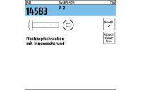 1000 Stück, ISO 14583 A 2 Flachkopfschrauben mit Innensechsrund - Abmessung: M 1,6 x 3