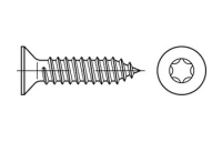 1000 Stück, ISO 14586 Stahl, geh. Form C galvanisch verzinkt Senkkopf-Blechschrauben mit Spitze, mit Innensechsrund - Abmessung: 2,9x 6,5 -C