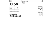 50 Stück, DIN 15058 Stahl Achshalter (für Hebezeuge) - Abmessung: 20 x 5