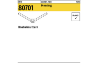 1 Stück, DIN 80701 Messing Knebelmuttern - Abmessung: M 16