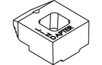 1 Stück, Artikel 82002 GTW 40 B-K feuerverzinkt LINDAPTER-Klemmen B-K mit glatter Auflage, kurze Nockenhöhe - Abmessung: KM 10 / 4,0**