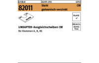 1 Stück, Artikel 82011 Stahl CW galvanisch verzinkt LINDAPTER-Ausgleichscheiben CW - Abmessung: M 20 / 4,0