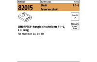 1 Stück, Artikel 82015 Stahl P 1-L feuerverzinkt LINDAPTER-Ausgleichsscheiben P 1-L, lang - Abmessung: M 20 / 10,0