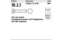 25 Stück, ASME B 18.2.1 Grade 5 (~8.8) UNC Hex cap screws, Sechskantschrauben mit Vollgew., mit UNC Gewinde - Abmessung: 3/4 x 1 3/4