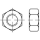 5 Stück, ASME B 18.2.2 Grade 5 (~8) UNC Hex cap screws, Sechskantmuttern mit mit UNC-Gewinde - Abmessung: 1 1/2