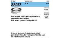 200 Stück, Artikel 88032 A 4 breit Heico-Lock-Scheiben, vergrößerte Auflage (Keilsicherungsscheibenpaare) - Abmessung: HLB- 8S