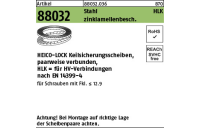 50 Stück, Artikel 88032 St. verg. zinklamellenbeschichtet Heico-Lock-Scheiben HLK für HV-verbindungen nach EN 14399-4 - Abmessung: HLK-22