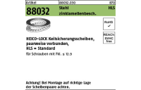 50 Stück, Artikel 88032 St. verg. zinklamellenbeschichtet Heico-Lock-Scheiben, Standard (Keilsicherungsscheibenpaare) - Abmessung: HLS-30