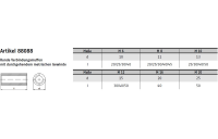 10 Stück, Artikel 88088 A 2 verbindungsmuffen, rund, durchgehendes Innengewinde - Abmessung: M 16 x 40 x 22