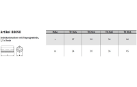 1 Stück, Artikel 88090 Stahl Sechskantmuttern mit Trapezgewinde, Höhe = 1,5 d - Abmessung: TR16x4-SW27x24