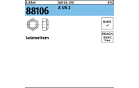 100 Stück, Artikel 88106 A 1/A 2 Setzmuttern - Abmessung: M 10 / 1,9