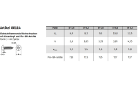 100 Stück, Artikel 88114 A 2 PIN-ISR Diebstahlhemmende Schrauben, Linsenkopf DIN 7981, Blechschr.-gew., ISR u. Zapfen - Abmessung: C 3,5 x 19