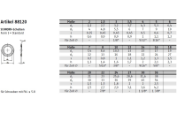 500 Stück, Artikel 88120 Federstahl Form S mechanisch verz. SCHNORR-Sperrzahnscheiben, beidseitig gezahnt, für Schrauben mit Fkl. <= 5.8 - Abmessung: S2,5x 4,8x0,45