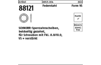 500 Stück, Artikel 88121 Federstahl Form VS SCHNORR-Sperrzahnscheiben, beidseitig gezahnt, für Schrauben mit Fkl. 8.8/10.9 - Abmessung: VS 12 x18 x1,5