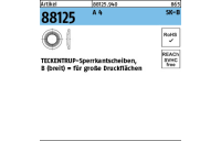 500 Stück, Artikel 88125 A 4 Form B TECKENTRUP-Sperrkantscheiben für große Druckflächen - Abmessung: B 10x27,25x2,4