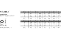 2000 Stück, Artikel 88130 Federstahl VSK zinklamellenbesch. Sperrkantringe, für Schrauben mit Fkl. bis 8.8, Standardausführung - Abmessung: 6 x11,8 x1,3