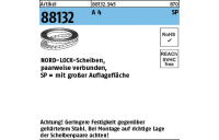 50 Stück, Artikel 88132 A 4 SP NORD-LOCK-Scheiben, paarweise verbunden, mit großer Auflagefläche - Abmessung: NL 22 SP SS