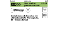 1000 Stück, Artikel 88200 Stahl geh. RST-ISR galvanisch verzinkt Gewindefurchende Schrauben f. Kunststoff LIKO, ISR - Abmessung: 2,2 x 6 -T6