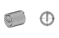 25 Stück, Artikel 88330 A 2 Form A-SR Gewindeeinsätze DIN 8140 für Nutz-Regelgewinde - Abmessung: M 3 x 3