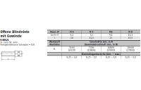 100 Stück, Artikel 88421 Niet Stahl, verz. M Dorn Stahl, verz. Offene Blindniete mit Sollbruchdorn, mit Anschluss-Gewinde - Abmessung: M 8 x 15,5/11 x 17
