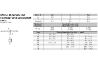 250 Stück, Artikel 88422 Niet AI SS-F Dorn Stahl, verz. Offene Blindniete mit Sollbruchdorn, Flachkopf mit Spreizschaft - Abmessung: 4,8 x 20