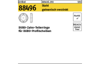 25 Stück, Artikel 88496 Stahl galvanisch verzinkt DUBO-Zahn-Tellerringe für DUBO-Profilscheiben - Abmessung: 430-56 x40