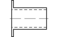 100 Stück, Artikel 88498 Kunststoff PA 6 weiss KORREX-Isolierhülsen - Abmessung: M 10 x 10