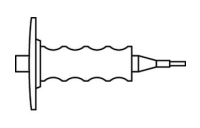 1 Stück, Artikel 88568 Stahl EAW H plus FISCHER Setzwerkzeug EAW H plus mit Handschutz - Abmessung: EAW H 8x30 plus