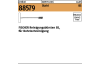 1 Stück, Artikel 88579 Stahl BS FISCHER Reinigungsbürsten BS, für Bohrlochreinigung - Abmessung: FHB-BS 10