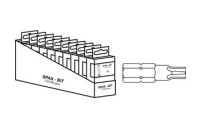 50 Stück, Artikel 88654 Stahl gehärtet T/25 SPAX CUT-CASE, Sechsrund Bits T-STAR plus - Abmessung: SW 1/4x25 T 15