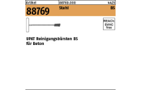 1 Stück, Artikel 88769 Stahl BS UPAT Reinigungsbürsten BS für Beton - Abmessung: BS 24 - F. M20