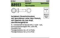 500 Stück, Artikel 88933 90 Sperrzahn flZn/TL 480h (zinklamellenbe.) Sechskant-Flanschschrauben mit Sperrzähnen, Flansch, Gewinde bis Kopf - Abmessung: M 5 x 8