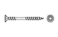 500 Stück, Artikel 89015 Stahl SPAX Seko-T Oberfläche WIROX SPAX verlegeschrauben mit Fixiergewinde und Spitze, Senkkopf, T-STAR - Abmessung: 4,5 x 60 -T20