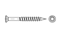 100 Stück, Artikel 89018 A 2 SPAX Fassade kleiner Kopf SPAX Fassadenschrauben mit Spitze, Linsensenkkopf, Fräsrippen, T-STAR - Abmessung: 5 x100/61 -T