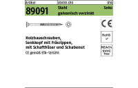 50 Stück, Artikel 89091 Stahl CE Seko-T galvanisch verzinkt Holzbauschrauben CE Senkkopf, Innensechsrund - Abmessung: 10 x 120 -T40