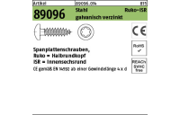 1000 Stück, Artikel 89096 Stahl CE Ruko-ISR galvanisch verzinkt Spanplattenschrauben, Halbrundkopf, ISR = Innensechsrund - Abmessung: 3 x 12 -T10