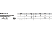 1000 Stück, Artikel 89097 Stahl CE Seko-Z-Tg galv. verz. gelb Spanplattenschrauben, Senkkopf, Pozidriv-Kreuzschlitz, Teilgewinde - Abmessung: 3 x 45/27 -Z