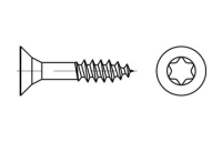 1000 Stück, Artikel 89098 Stahl CE Seko-ISR-Tg galvanisch verzinkt Spanplattenschrauben, Senkkopf, Innensechsrund, Tg - Abmessung: 3,5 x 30/18 -T15