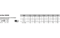 200 Stück, Artikel 89098 A 2 CE Seko-ISR Spanplattenschrauben mit Vollgew., Senkkopf, Innensechsrund - Abmessung: 4,5 x 35 -T20