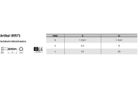 50 Stück, Artikel 89571 Stahl CE galvanisch verzinkt Sechskantholzschraube - Abmessung: 12 x 80