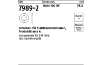 100 Stück, DIN 7989-2 Stahl 100 HV PK A Scheiben für Stahlkonstruktionen, Produktklasse A - Abmessung: 12/13,5x 24 x8