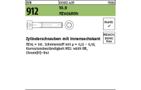 100 Stück, DIN 912 10.9 flZnL 480h (zinklamellenbesch.) Zylinderschrauben mit Innensechskant - Abmessung: M 10 x 100