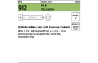 100 Stück, DIN 912 10.9 flZnL 480h (zinklamellenbesch.) Zylinderschrauben mit Innensechskant - Abmessung: M 12 x 60