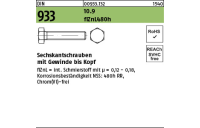 50 Stück, DIN 933 10.9 flZnL 480h (zinklamellenbesch.) Sechskantschrauben mit Gewinde bis Kopf - Abmessung: M 16 x 40