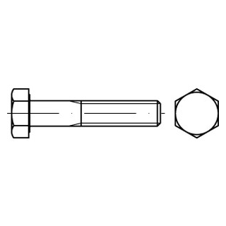 DIN 961 10.9 Sechskantschrauben mit Gewinde bis Kopf, mit metrischem Feingewinde Abmessung: M 24 x2 x110, Inhalt: 10 Stück