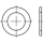 100 Stück, DIN 988 Federstahl Stützscheiben - Abmessung: 15 x 22 x1,5